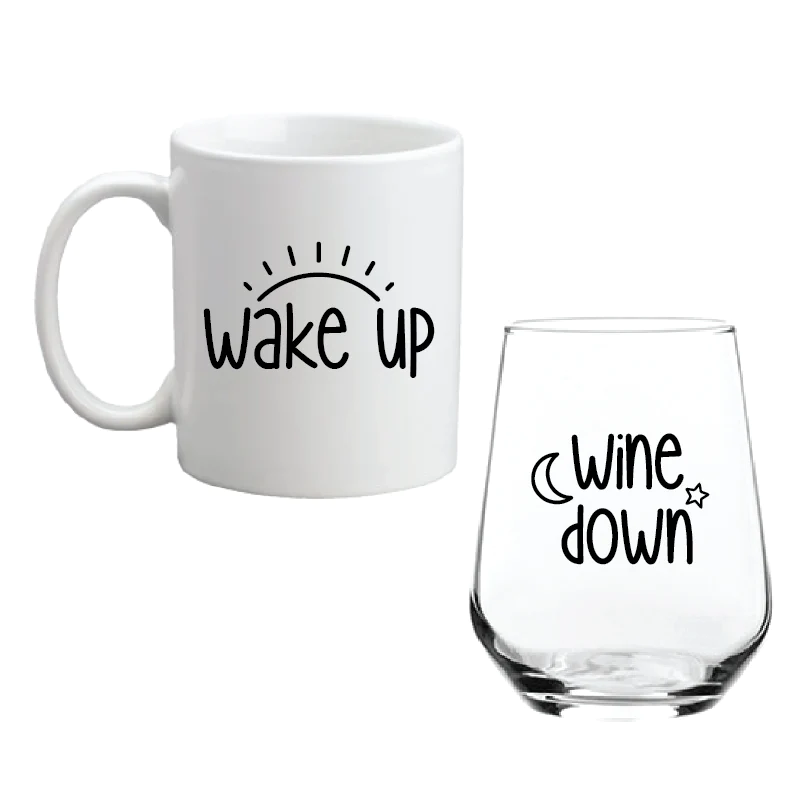 1/31: 6 pm. Wine Glass or Coffee Mug Painting Event (set of 2) — Welcome