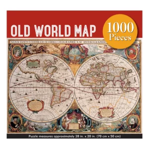 1000 Piece Puzzle - Antique World Map 